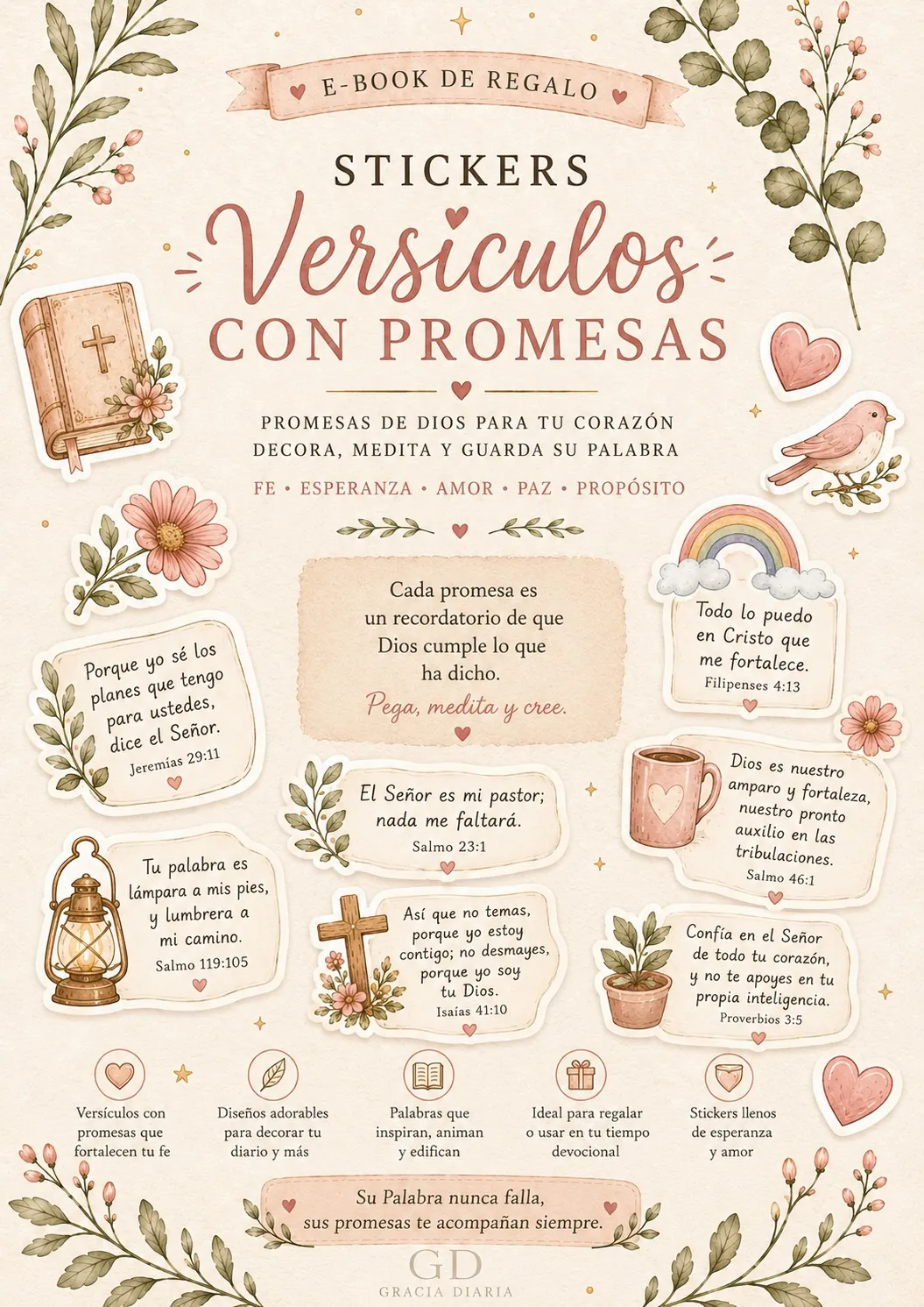 Stickers con promesas